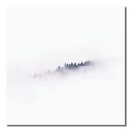 Kwadratowy obraz Drzewa we mgle