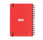 Tył notesu szkolnego 2021/2022 Marvel Captain Shield
