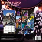 Tył kalendarza na 2022 rok Pink Floyd