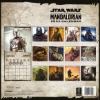 Star Wars The Mandalorian tył kalendarza 2022