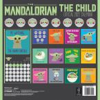 Tył kalendarza na 2022 rok Star Wars The Mandalorian The Child