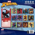 Tył kalendarza Marvel Spiderman na 2022 rok