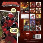 Tył kalendarza Deadpool na 2022 rok