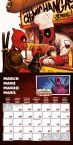 Kalendarz na 2022 rok z Deadpoolem
