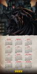 Kalendarz ścienny 2022 z Batmanem