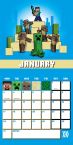 Kartka kalendarza 2022 Minecraft