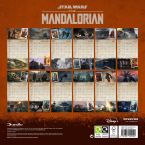 Tył kalendarza Star Wars The Mandalorian na 2022 rok