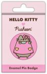 Pusheen Hello Kitty Dress Up - przypinka