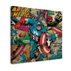 Marvel Captain America Squares - Obraz