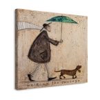 Canvas artystki Sam Toft o nazwie Walking The Sausage