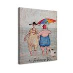 Obraz na płótnie autorstwa Sam Toft zatytułowany Midsummer Dip