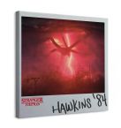 Obraz na płótnie z serialu Stranger Things ukazujący miasteczko Hawkins