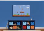 Pokój dziecięcy wraz z ogromnym obrazem na którym widnieje kadr z najlepszej gry Nintendo (Nes) Mario Bros