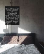 Canvas do sypialni, przedstawiający motyle
