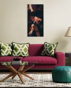Obraz Kanion Antylopy USA powieszony w salonie nad kanapą