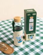 Szklana butelka z maskotką BT21 Koya