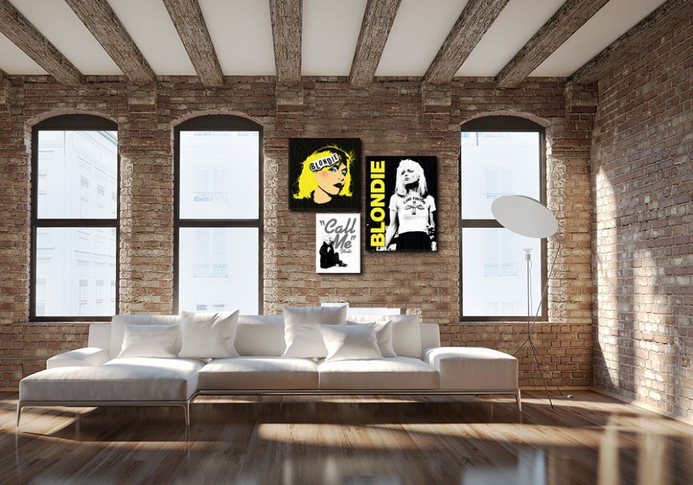 Obrazy na płótnie przedstawiające grafiki związane z zespołem Blondie