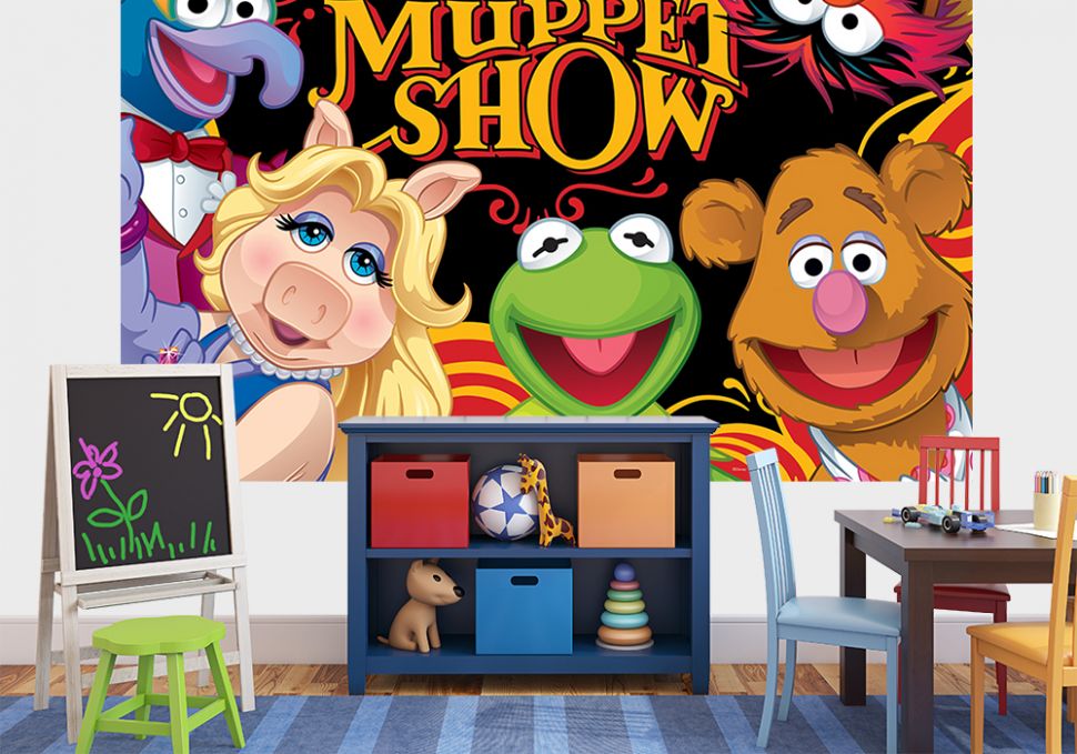 Fototapeta papierowa Muppet Show na ścianie w pokoju dla dziecka