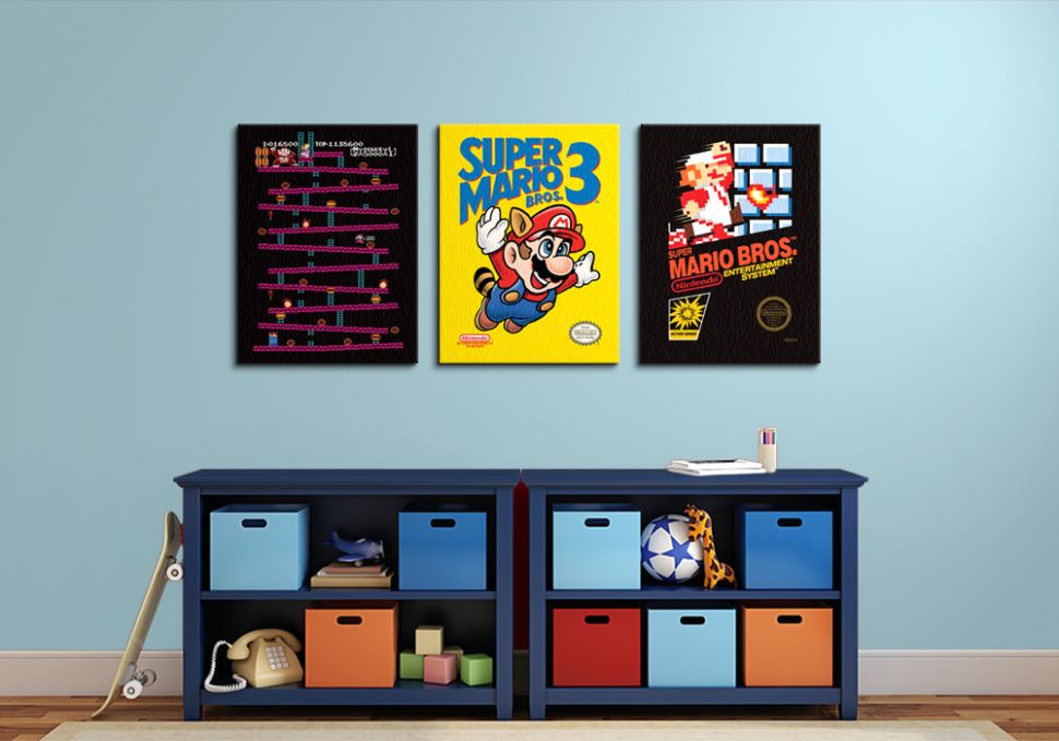Obrazy na płótnie przedstawiające postacie z gier na konsolę Nintendo NES