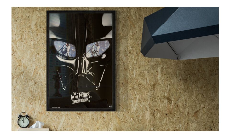 Plakat z filmu Gwiezdne wojny z lordem Darth Vaderem