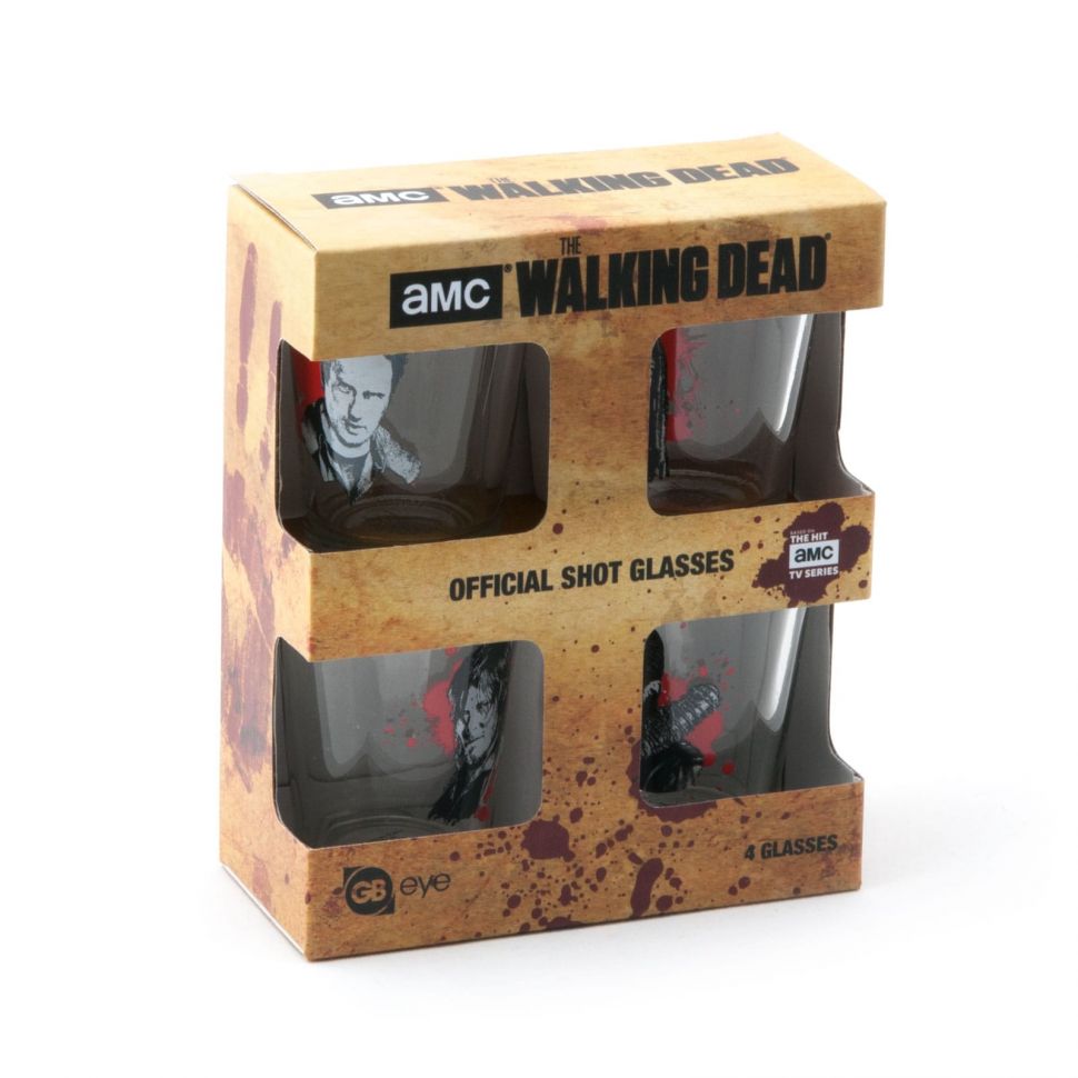 Kieliszki The Walking Dead Characters w oryginalnym pudełku