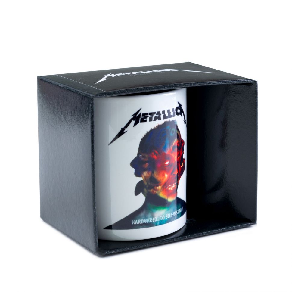 Licencjonowany kubek z zespołem Metallica w oryginalnym pudełku
