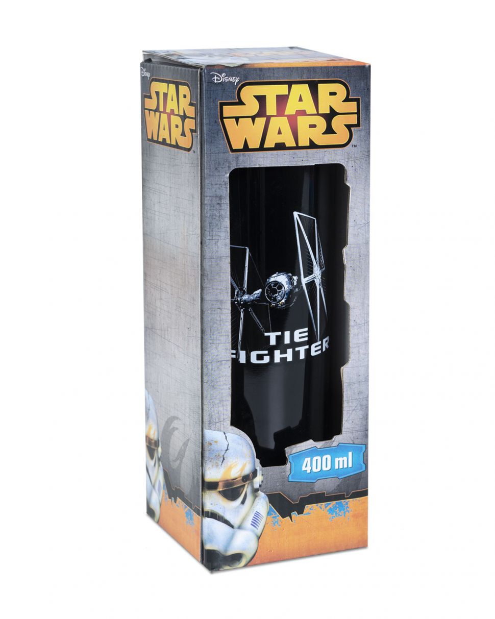 Termiczny kubek ze Star Wars Tie Fighter zapakowany w oryginalne pudełko