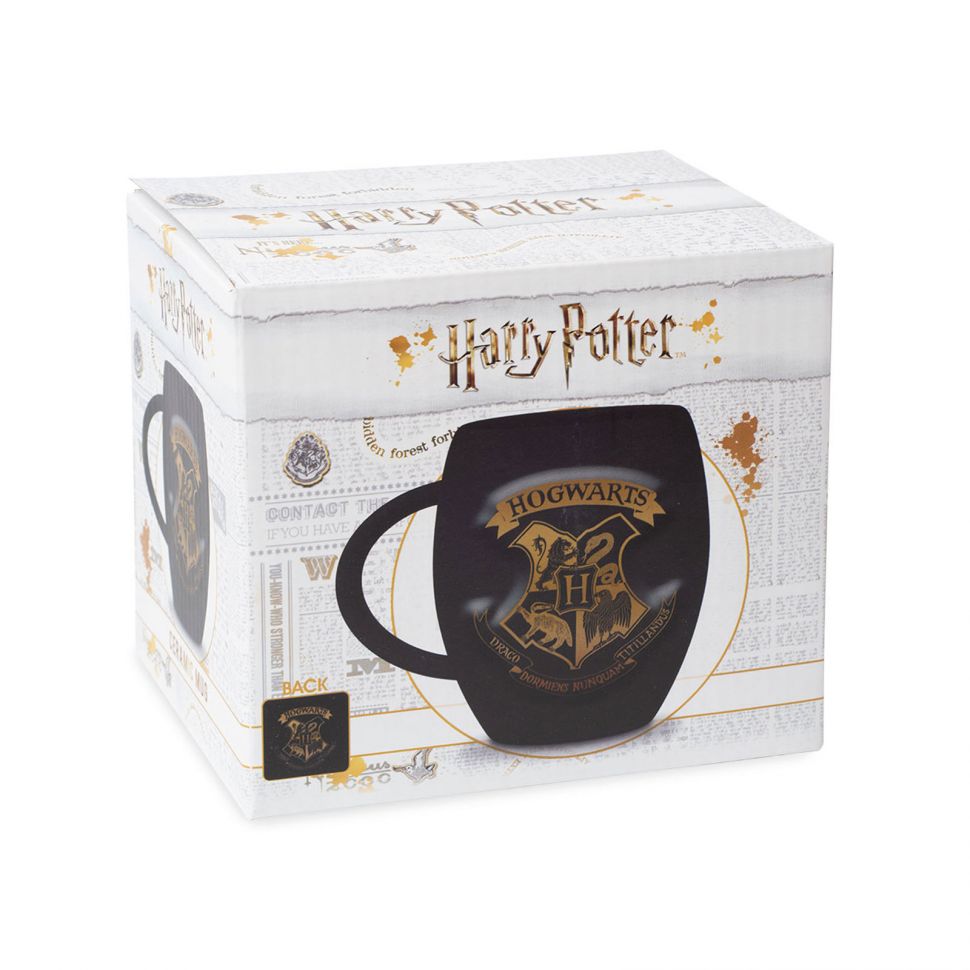 Oryginalne zapakwaony kubek Harry Potter Hogwarts Gold