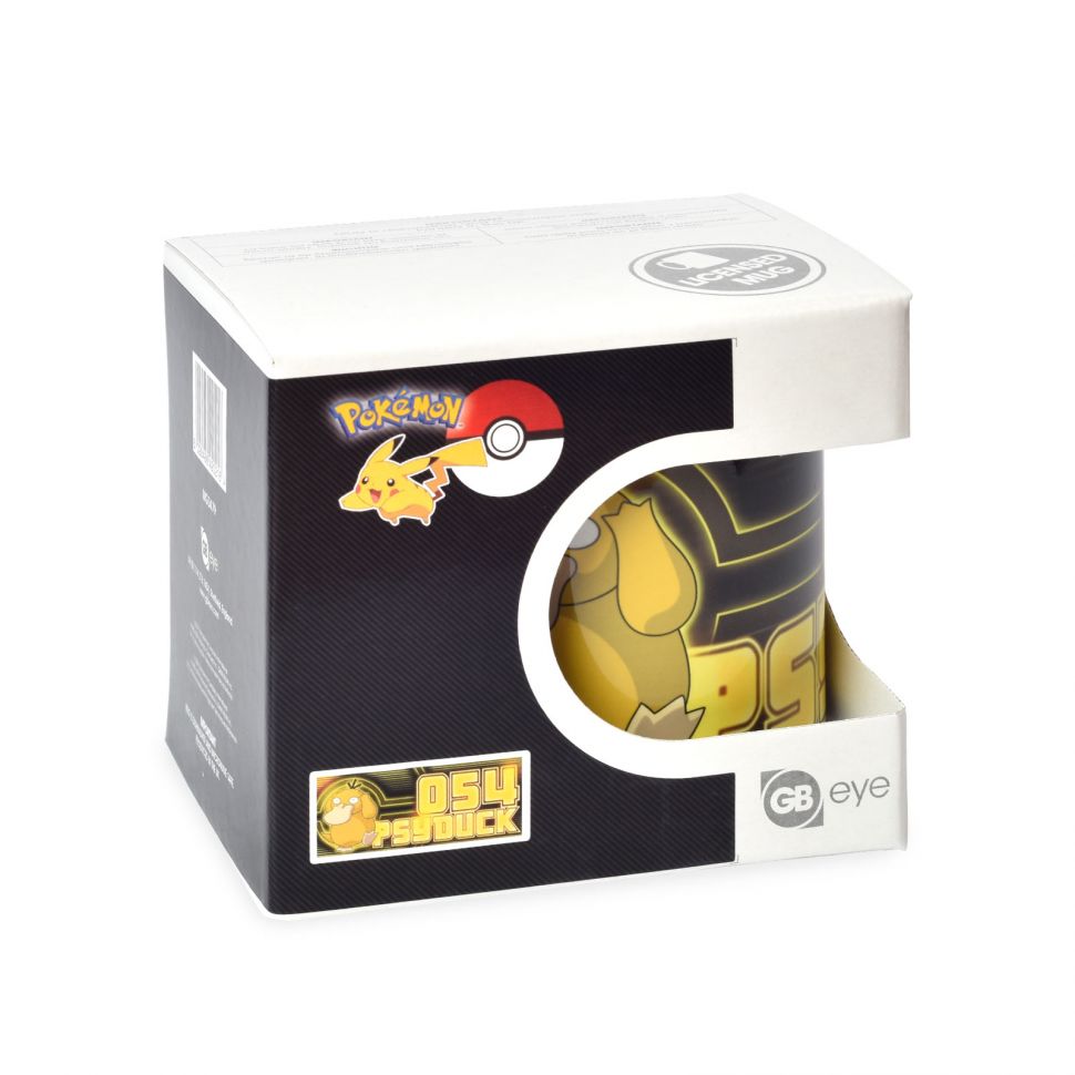 Kubek Pokemon Psyduck Neon w kartonowym pudełku