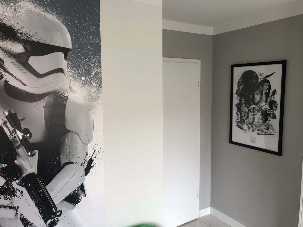 Plakat ze szturmowcem Star Wars Force Awakens VII Stormtrooper