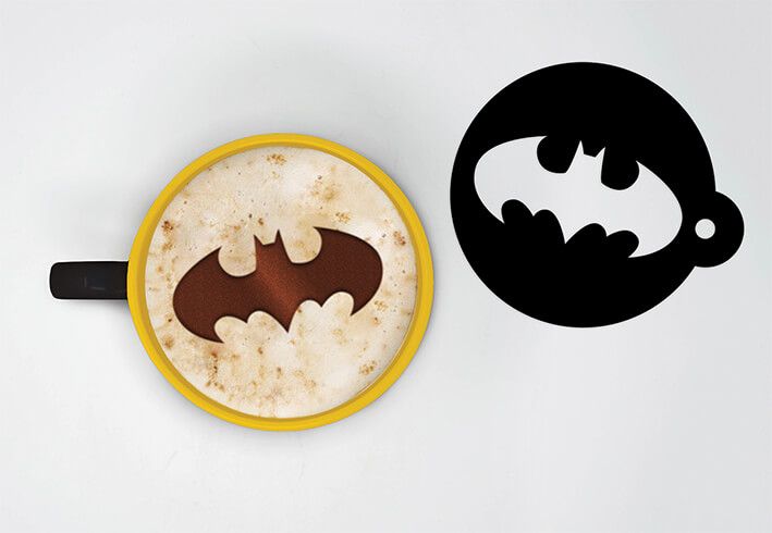 Filiżanka do kawy z logo Batmana
