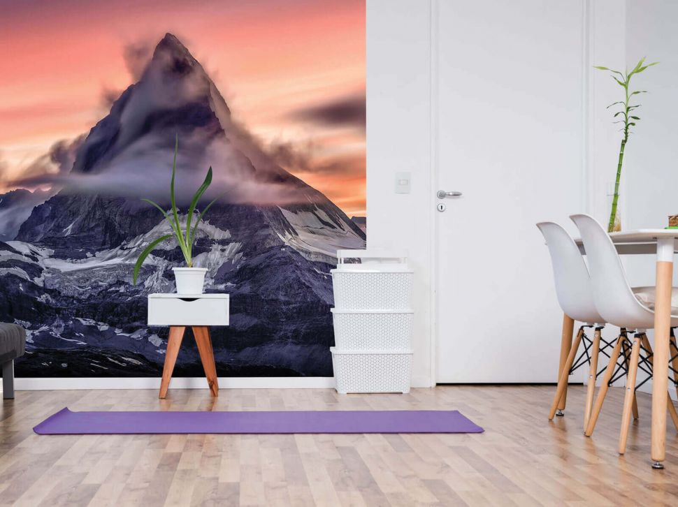 Fototapeta ścienna Matterhorn w salonie