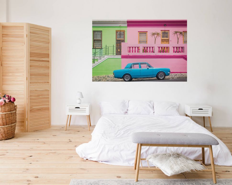 Tapeta na ścianę Kolorowe bloki w sypialni