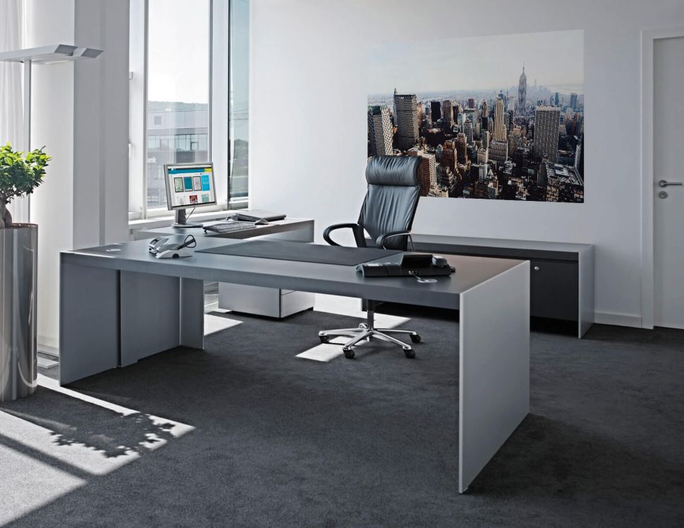 Fototapeta z panoramą Manhattanu w biurze