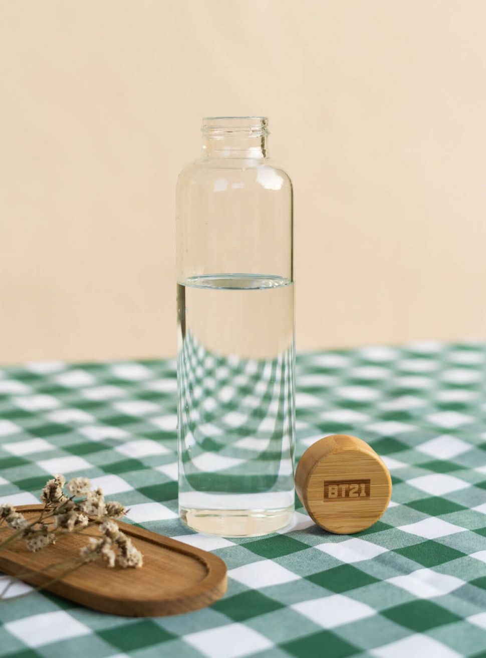 Szklana butelka na wodę BT21 Cooky