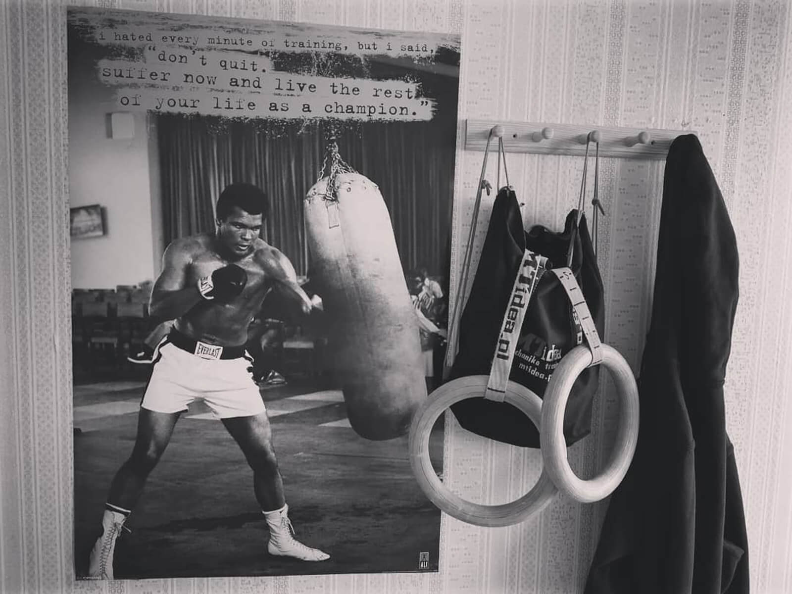 Plakat z Muhammadem Ali 
