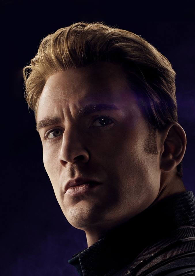 Chris Evans jako Steve Rogers / Kapitan Ameryka w filmie Avengers: Endgame