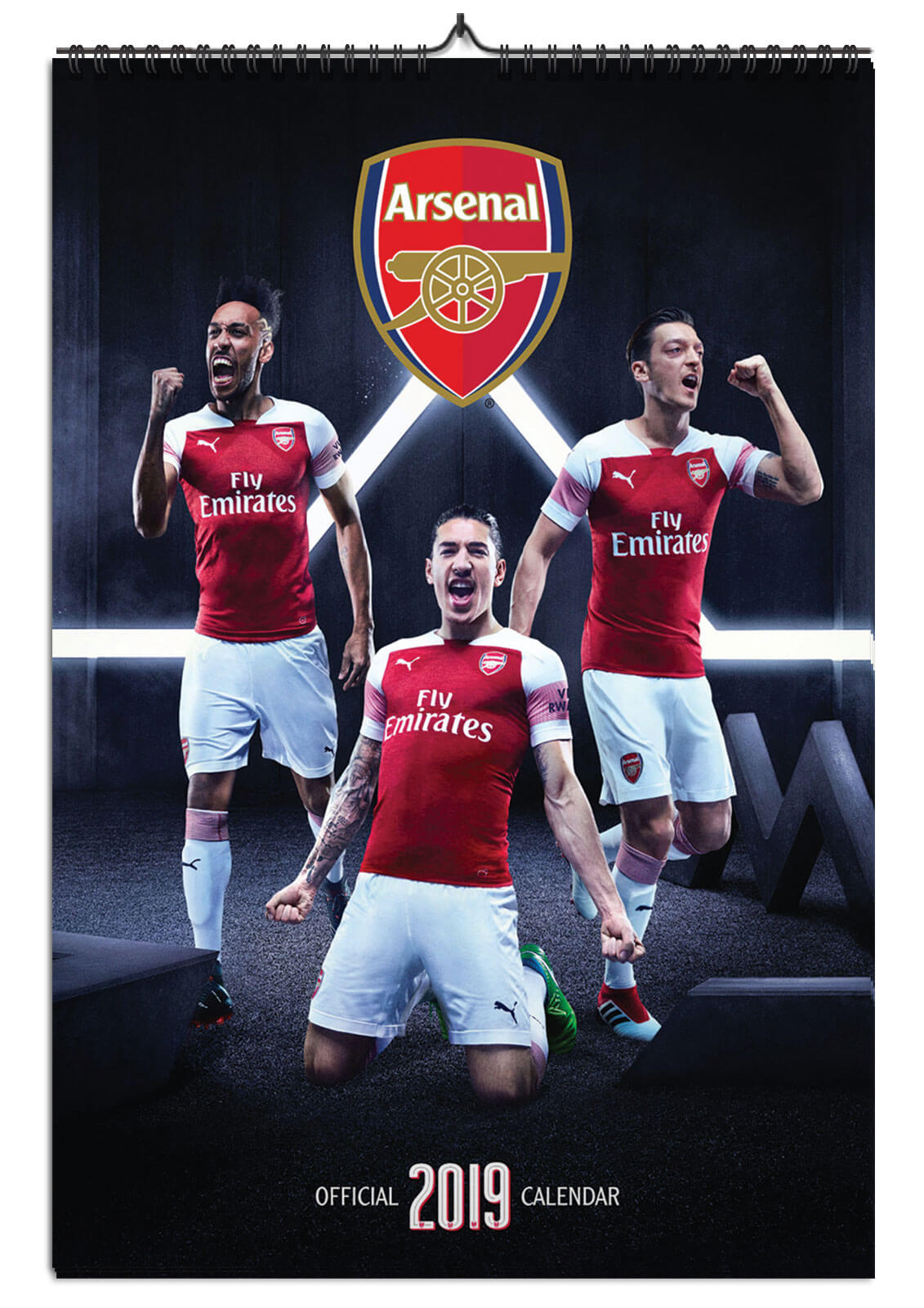Kalendarz 2019 z klubem Arsenal