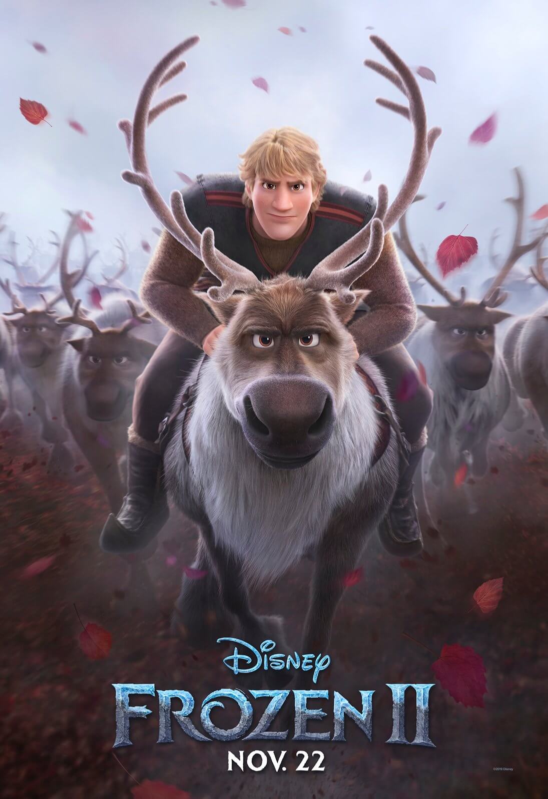 Sven i Kristoff na plakacie Frozen II