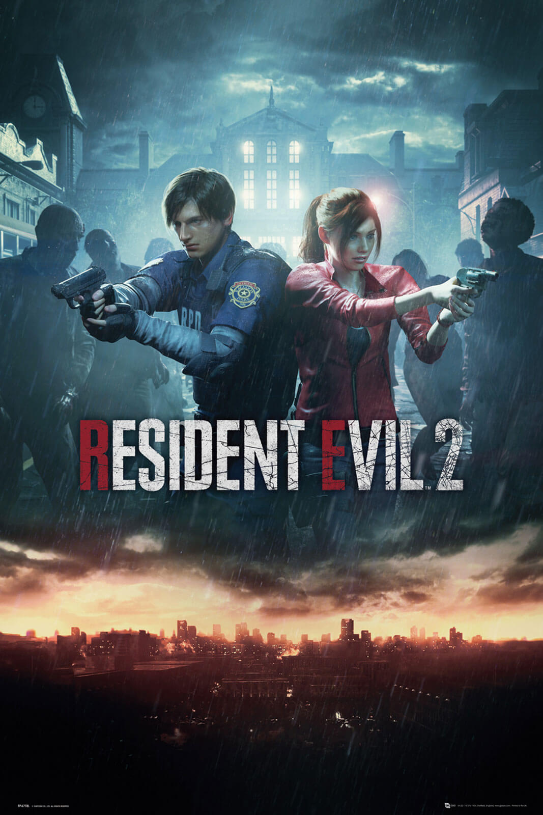 Plakat z gry Resident Evil 2