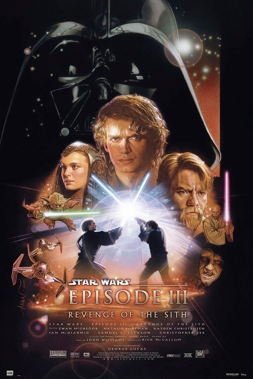 Plakat Gwiezdne wojny Zemsta Sithów 
