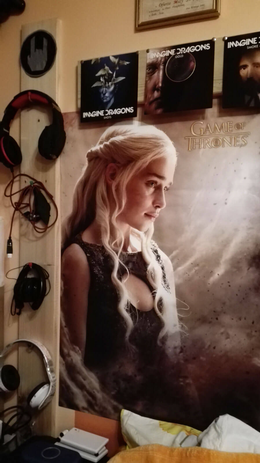 plakat Daenerys Targaryen z serialu Gra o tron