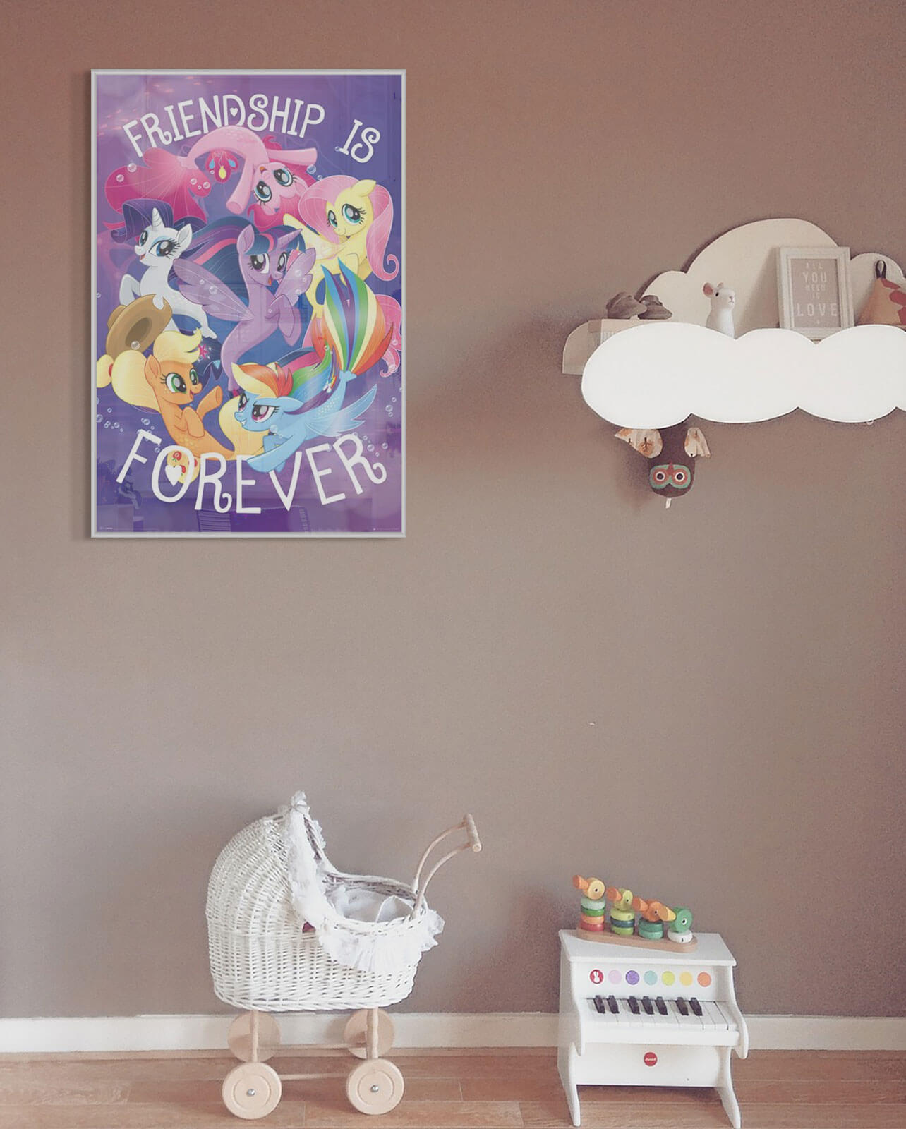 Plakat z kucykami morskimi Pony 