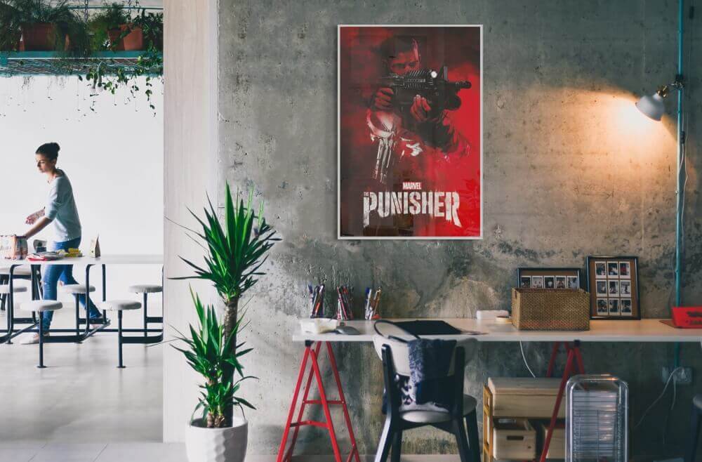 Plakat z Punisherem