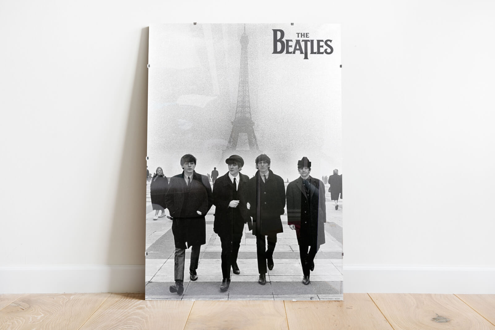 Antyrama z plakatem The Beatles