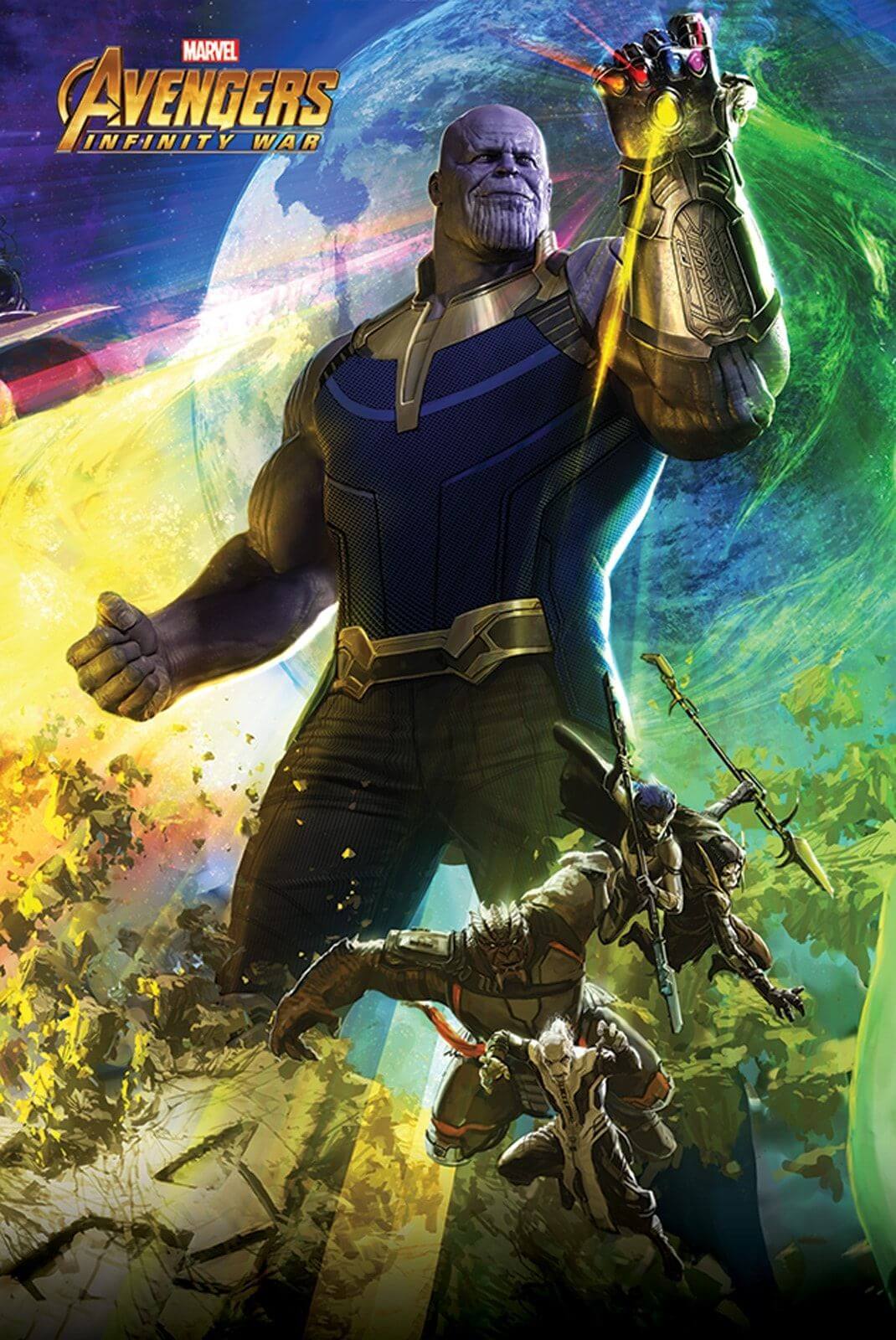 Tutaj zobaczysz plakat przedstawiający Thanosa 