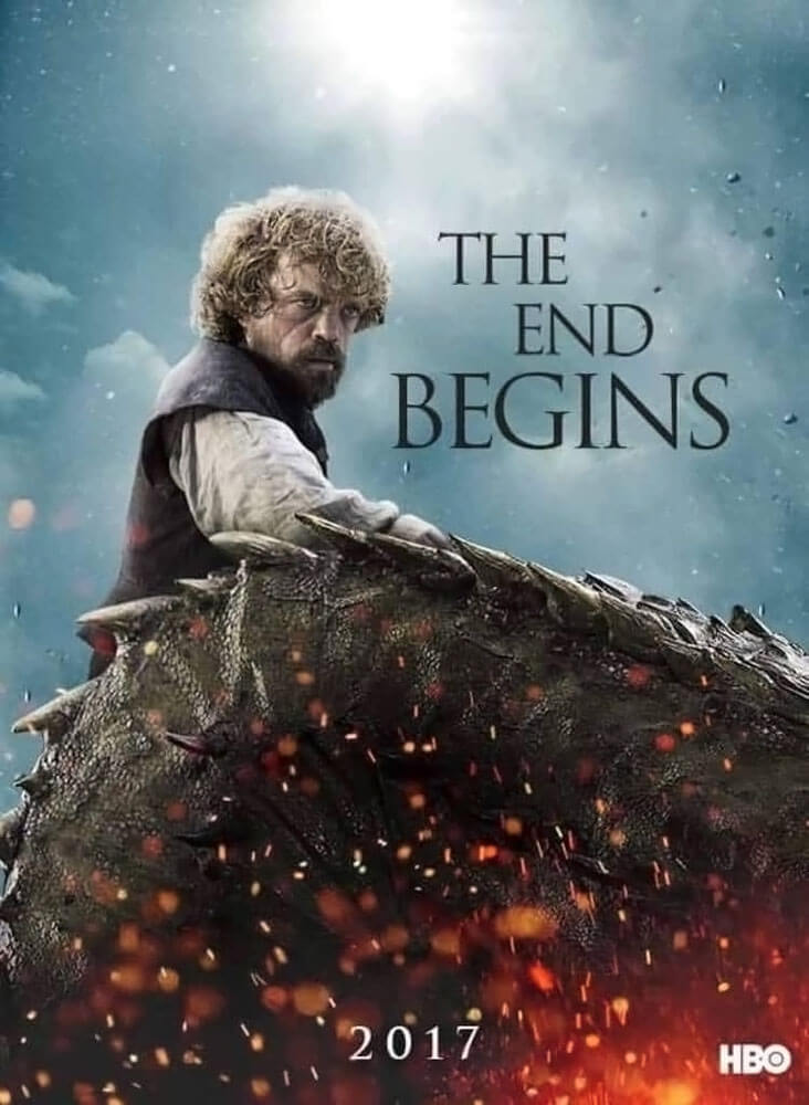 plakat Tyriona Lannistera fan-made z gry o tron